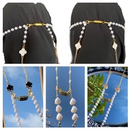 [Ready Stock] Magnetic Mask chain Mask strap | Mask lanyard or mask  extender  hijab /pearl necklace 2in1/mask chian men 【Rauun】