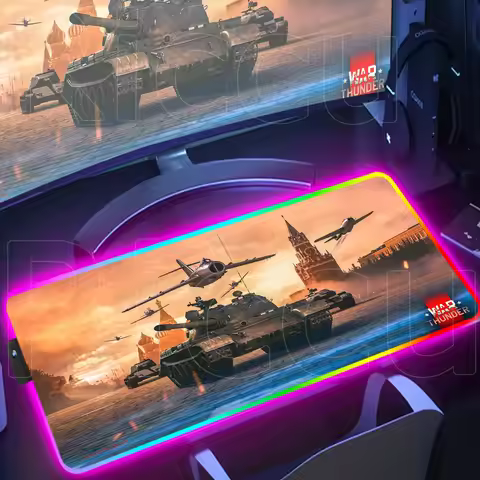 New Arrival Gaming War Thunder Large RGB Mouse Pad Gaming Mousepad PC Gamer Computer Office Mouse Ma