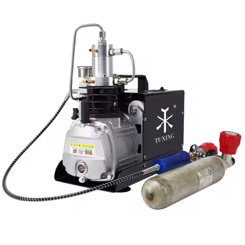 TUXING TXES021 300Bar PCP Air Compressor Electric 4500Psi High Pressure Compressor for PCP Rifle Scu