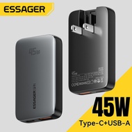 Essager แท็บเล็ต USB ที่ชาร์จไฟสำหรับแล็ปท็อปชนิด Cบางเฉียบ45W เครื่องชาร์จเร็วสำหรับ IPhone16รุ่น15