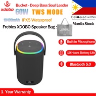 XDOBO Bucket 60W Wireless Bluetooth Speakers Deep Bass Bluetooth Speaker Waterproof Speaker