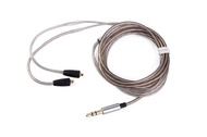 Earmax Upgrade Silver Audio Cable For Shure SE315 SE215 SE535 earphones headset