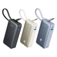 Anker Powercore Nano 10000mAh 30W PD PowerBank with Built-in USB-C Cable, PD 30W Max Output w/ 1 USB