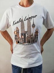 T shirt KLCC Malaysia t shirt Kuala Lumpur klcc t shirt baju kuala lumpur malaysia t shirt malaysia 