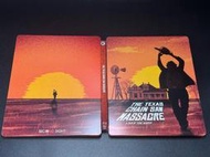 【萌影音】現貨 藍光BD『德州電鋸殺人狂 1974』40週年紀念BD+DVD雙碟限量鐵盒版 英文字幕 鎖B區 二手9成新