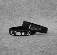 RC Gelang Bahan Silikon Desain Tanda Tangan Juventus No. 7 C Ronaldo
