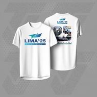Tshirt LIMA LANGKAWI 2025 Baju LIMA LANGKAWI 2025 Microfiber Unisex Cotton Unisex