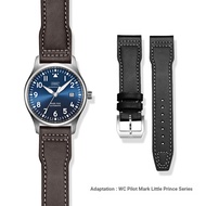 Suitable for IWC Pilot IWC Mark The Little Prince Genuine Leather Strap Watch Strap Botao Fino Brace