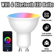 Dimmable GU10 LED Bulb 5W Decorations App Control Party Decor Lighting Lighted Wifi/Bluetooth Spotli