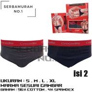 HL SHOP | CROCODILE Men's Underwear 522 - 006 | Contents 2 pcs