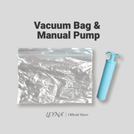 LEYNA VACUUM BAG SET FOR LEYNA MATTRESS TOPPER | VACUUM BAG WITH PUMP