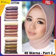 MB_HOT SALE  Color Tudung Bawal Cotton Bidang 45 / Bawal Cotton / Tudung Bawal / Tudung Murah / Tudung Borong