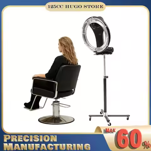 Standing Hair Dryer, 1000W 360° Heating Ring, Professional Orbiting Rotating Hair Dryer, Floor Stand
