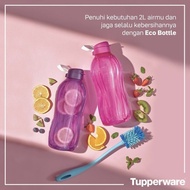 terbaru !!! botol minum tupperware 2 liter 2 pcs free sikat botol