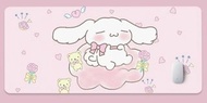 玉桂狗Cinnamoroll游戲墊加厚防滑鼠墊女電腦墊office桌墊melody Kuromi
