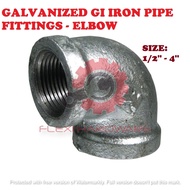 [READY STOCKS] 1/2" - 2" GI ELBOW / GALVANISED IRON ELBOW PIPE/ GI FITTING