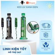 UV Glue Black, Blue, Clear. Phone Repair Glue, Specialized UV Glue, UV Lamp Included