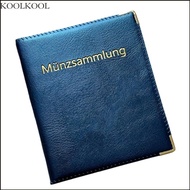 KOOK Leather Coin Collection Book Coin Collecting Coin Storage Album For Coin Badges