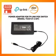 TP-LINK POE SWITCH Power Adapter for 53.5VDC 1.31A 70W 5.5x2.1 Power Supply model T535131-2-DT @ IBN