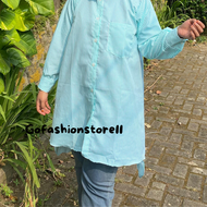 Tunik wanita dewasa motif salur size M L XL XXL tunik wanita salur lengan panjang tunik salur wanita