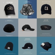 Korean version black cap men baseball cap black knitted hat women beret outdoor beanie hat Fashion A