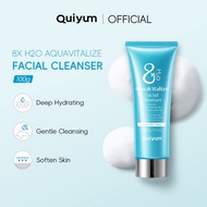 QUIYUM 8X H2O AquaVitalize Facial Cleanser 100g  Low pH, Gently Cleanse Skin For All Skin Type WHyma