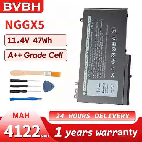 New NGGX5 62Wh 6MT4T Laptop Battery For DELL Latitude E5270 E5470 E5570 M3510 JY8D6 954DF 0JY8D6 P23