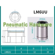 LM6UU 6x12x19 Linear Bearing 6*12*19 Bushing Laher 6mm 12mm 19mm KG24