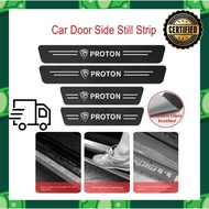 Carbon Fiber [4pc/set] Side Door Step Protector DIY Perodua Alza Axia Aruz myvi Bezza Viva Accessories Akseso