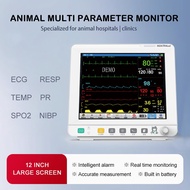 Veterinary Animal Monitor, 40cm High-Definition Screen, ECG Monitor, Life Body Symbol Monitor, Stand