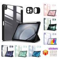 GOOJODOQ ipad case Pro11 Air4 5 10.9 10.2 gen7 8 9Clear Acrylic Cover Tablet case with stylus slot