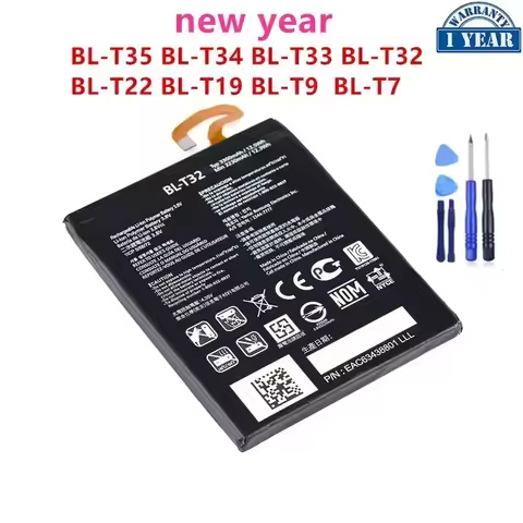 Original BL-T34 BL-T9 BL-T7 BL-T19 BL-T22 BL-T32 BL-T33 BL-T35 Replacement Battery For LG Google 2 P