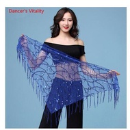 Belly dance belt / new style belly dance costume sequins tassels Indian belly dance hip scarf female