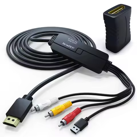 Hdmi Rca Wire Adapter Hdmi Male to 3 Rca Av Cable HDMI to RCA Audio Video Converter for Amazon Fire 
