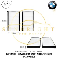 CAFBME60 - BMW E60 '04 CABIN AIR FILTER ( SET )- 64316935823