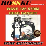 WAVE 125 HEAD GASKET 57 MM NP WAVE125 GASKET HEAD 57MM APPLE W125 GASKET HEAD NP 57 MM WAVE125 WAVE 