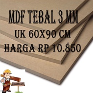 3mm MDF board measuring 60x90cm