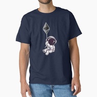Ethereum ETH Moon Cotton Combed short sleeve T-Shirt