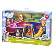 Bluey Deluxe Park Playset Toys – Bluey Play Park, With Characters, Children 3+