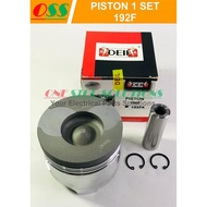 PISTON + PISTON PIN + CIRCLIP 1 SET GENSET 192F 192FA