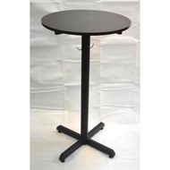 Bar table - size 60 cm diameter x 100 cm Height, Protective rubber edging, Cocktail table, high tabl