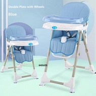 SG Home Mall Premium Foldable Baby High Chair/ Feeding Chair/ Low Chair/ Adjustable Infant Toddlers Dining Seat