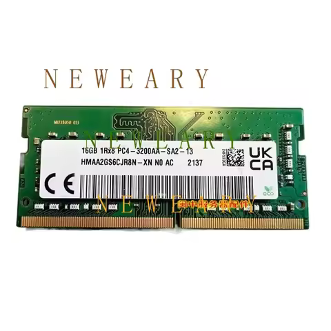KK For Hynix 16G 1Rx8 DDR4 3200AA CJR Notebook Memory HMAA2GS6CJR8N-XN