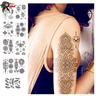 RL 【HW】READY 1PC Temporary Tattoo Sticker Waterproof Durable Herbal Gardenia Grey Tattoos Fashion Wo