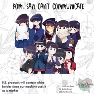 LNB || komi san can't communicate KOMI SHOUKO stickers || waterproof vinyl stickers