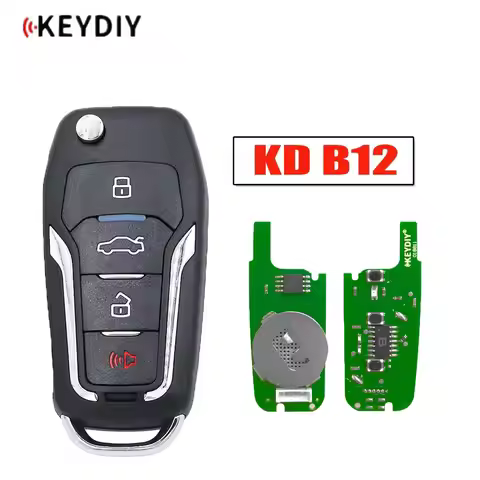 1pcs Keydiy B12 Multifunction Universal Remote Key KD 4 Buttons Car Remote Key for KD-x2 KD900 KD Mi