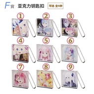 Bandai Ichiban Re0 Zero-Starting Life in Another World Merchandise Key Ring Rem Ram Pendant
