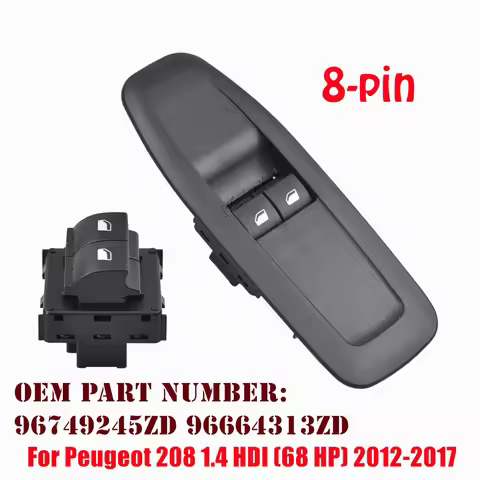 New Electric Power Master Window Switch 96749245ZD 96664313ZD 1978807 For PEUGEOT 208 1.4 HDI (68 HP