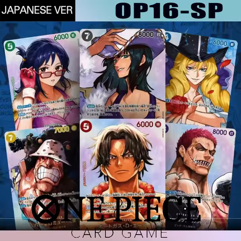 Diy One Piece Japanese Op-16 Sp Cards The Time of Battle (Paramount War Theme) Portgas D. Ace Ms. Al