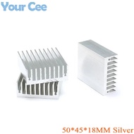 10pcs/1pc 50*45*18mm Heatsink Cooling Fin Cooler Radiator Aluminum Heat Sink for LED Power IC Transi